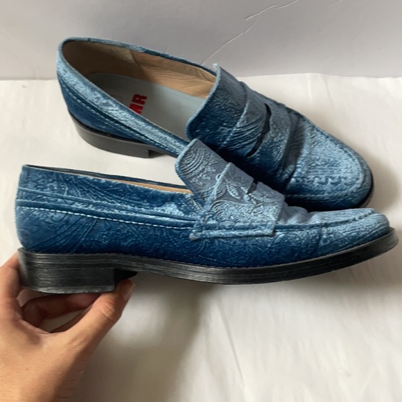 MR by Man Repeller Velvet Paisley Loafers - Picture 3 of 6